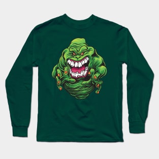 Green Ghost Long Sleeve T-Shirt